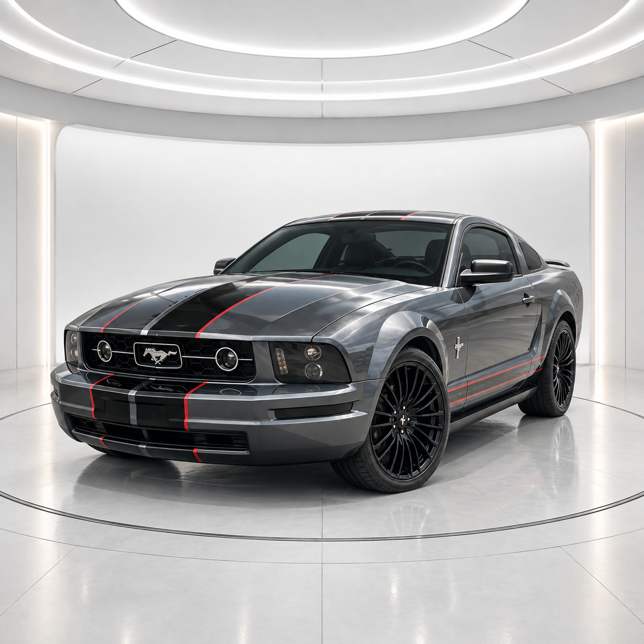 Ford Mustang Coupe Grey